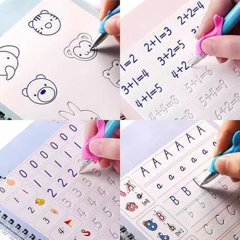 Reusable Magic Calligraphy Book (set of 4)
