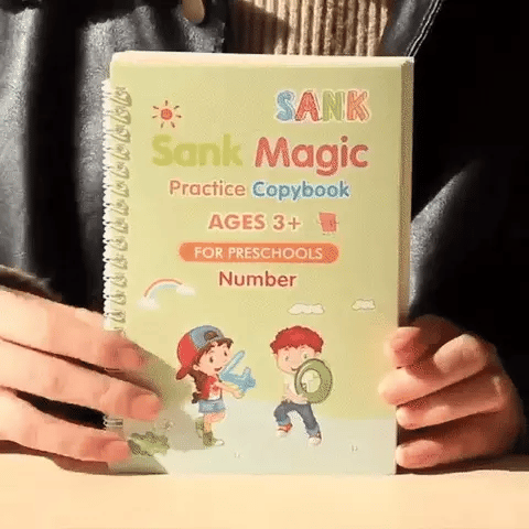 Reusable Magic Calligraphy Book (set of 4)