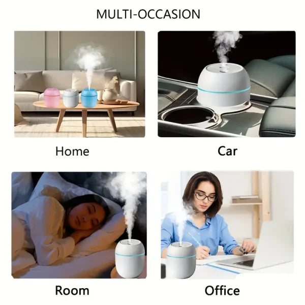 USB Portable Air Humidifier | For Home, Office & Car Mist Air Fresheners