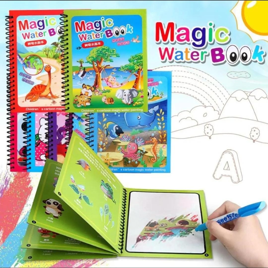 Magic Colouring Book with Water Pen