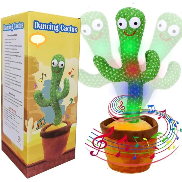 Dancing Cactus Toy with Hat