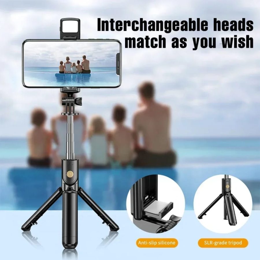 Bluetooth Selfie Stick Tripod with Remote Control