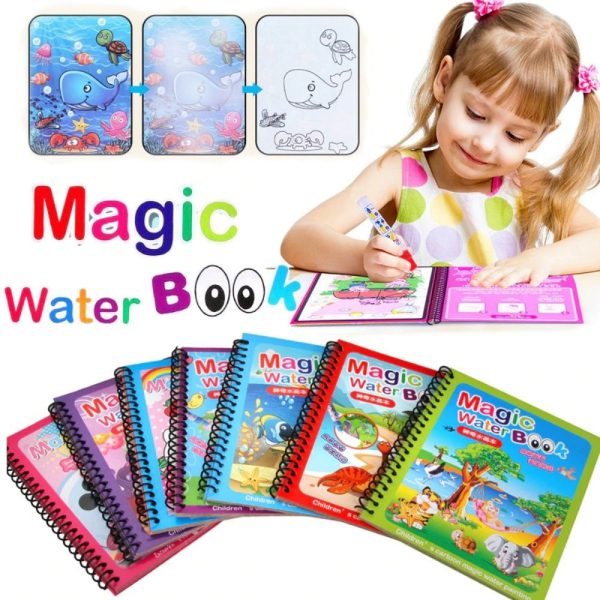 Magic Colouring Book with Water Pen