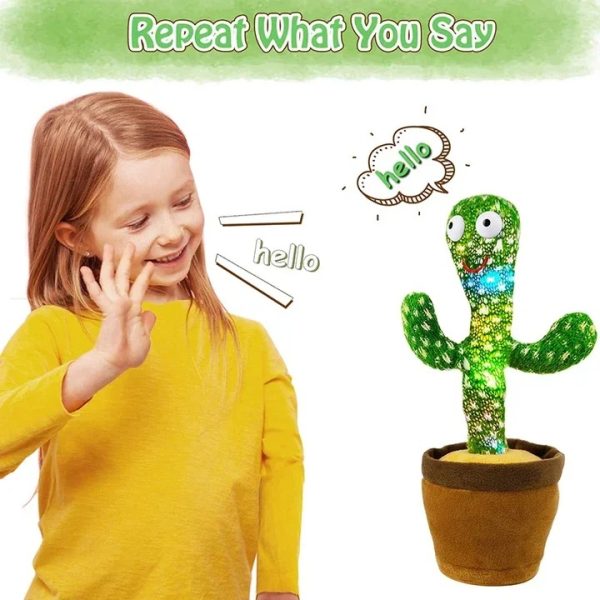 Dancing Cactus Toy with Hat